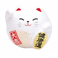 kotek maneki neko biały 6 cm