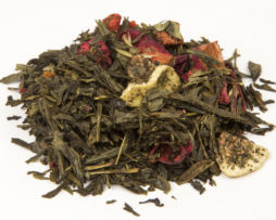 Herbata zielona Sencha z malinami i figą premium 100 g