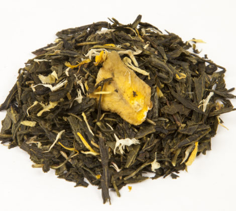 Herbata zielona Sencha z mango premium 100 g