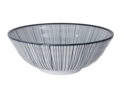 Ceramiczna miska do ramenu Lines 21,5 x 8 cm