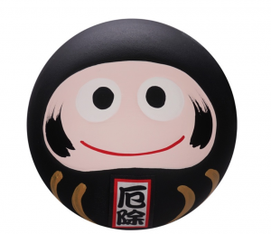 Daruma -figurka czarna 6,5 cm