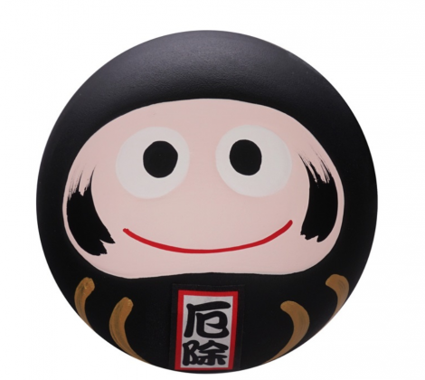 Daruma -figurka czarna 6,5 cm