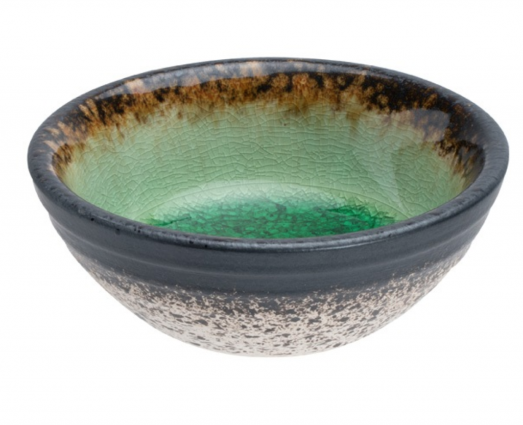 Miseczka na sos sojowy Glassy Green 8.9 cm