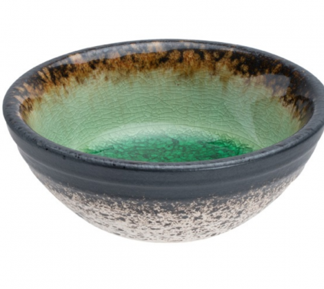Miseczka na sos sojowy Glassy Green 8.9 cm