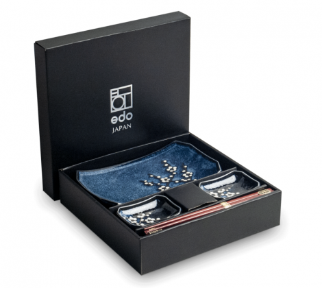 Zestaw do sushi Sakura navy dla dwóch osób