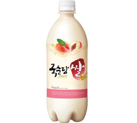 Makgeolli koreańskie wino ryżowe o smaku brzoskwini 750 ml alc. 3%