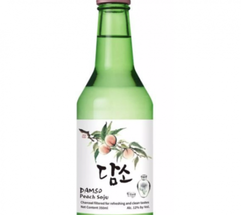Soju brzoskwinia napój koreański Damso 350 ml